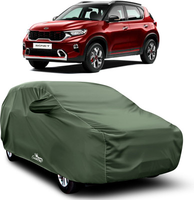 XAFO Car Cover For Kia Sonet (With Mirror Pockets)(Green)