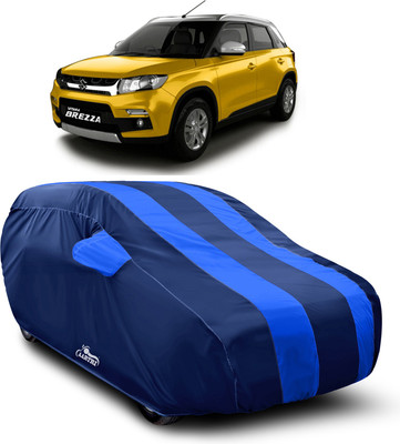 XAFO Car Cover For Maruti Suzuki Vitara Brezza (With Mirror Pockets)(Blue)