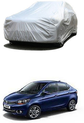 Wadhwa Creations Car Cover For Tata Tigor (Without Mirror Pockets)(Silver)