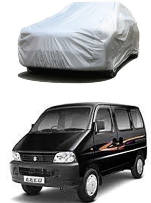 Gromaa Car Cover For Maruti Suzuki Eeco (Without Mirror Pockets)(Silver)