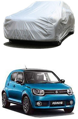 Wadhwa Creations Car Cover For Maruti Suzuki Ignis (Without Mirror Pockets)(Silver)