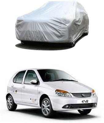 Gromaa Car Cover For Tata Indica eV2 (Without Mirror Pockets)(Silver)