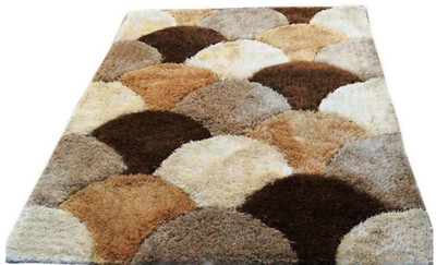 RM Handloom Multicolor Polyester Carpet(3 ft,  X 5 ft, Rectangle)