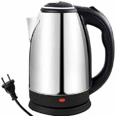 ONKARONUS Hot Water Pot Portable Boiler Tea Coffee Warmer Heater Cordless Electric Kettle Electric Kettle(1.8 L, Silver)