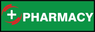 VVWV PHARMACY SIGN STICKWE Emergency Sign