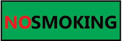 VVWV NO SMOKING SIGN STICKER Emergency Sign