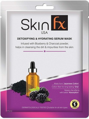 Skin FX Detoxifying & Hydrating Serum Mask Combo Pack of 2(50 ml)