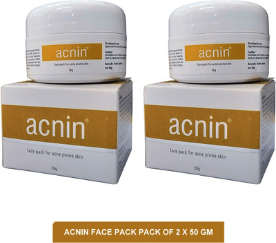 Acnin face pack - best cream for oily acne prone skin(pack of 2)50g(100 g)