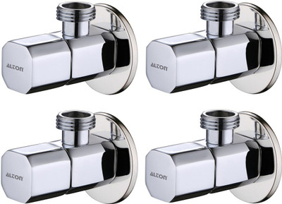 Alton ALD562-4 Piece Angle Valve With Valve Flange, Angle Cock Faucet (Wall Mount Installation Type)