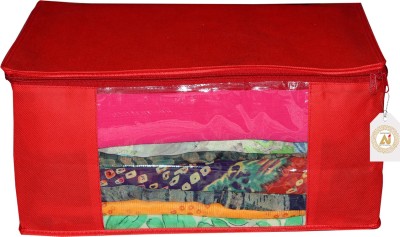 AMAK INC AN_RS_01 Saree Cover ,Regular Cloth Storage Bag in Heavy Non woven (Red) Pack of 1 AN_RS_01(Red)