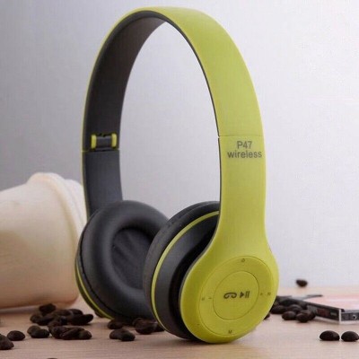 SOJUBA P47 Wireless Headphone Gaming Headphone Bluetooth Headset (Green,On the Ear) Bluetooth(Multicolor, On the Ear)