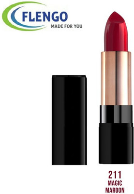 FLENGO True Matte Lipstick Ultra Smooth Lipstick 211(Magic Maroon, 3.5 g)