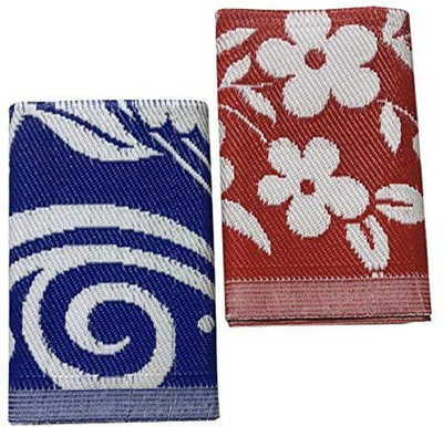 Jari Enterprises Plastic Chatai Mat(Multicolor, Medium, Pack of 2)