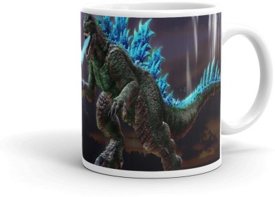 New Fashion Style Dino Warrior Printed Tea and Coffee Cup Gift for Any Occasion Tea Cups Ceramic Coffee Mug(330 ml)