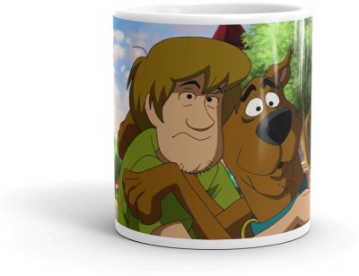 Gift4You the man hug dog Tea and Coffee Cup Gift for Any Occasion Tea Cups/Gift for Kids/ Cup for Friends / Cups for Coffee / Cups for Boyfriend Ceramic Coffee Mug(330 ml)