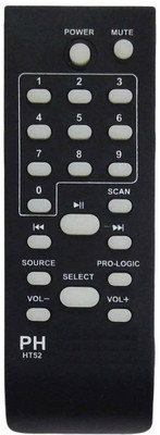 Akshita PH HT52 Compatible For Home Theater System Remote Control PHILIPS Remote Controller(Black)