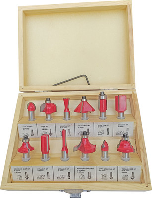 Inditrust High Quality 12-Pieces Multi Shapes Rotary Tool(8 mm)