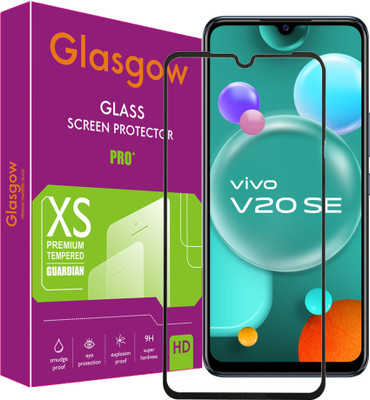 Glasgow Edge To Edge Tempered Glass for Vivo V20 SE(Pack of 1)