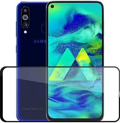 CASE CREATION Edge To Edge Tempered Glass for Samsung Galaxy M40(Pack of 1)