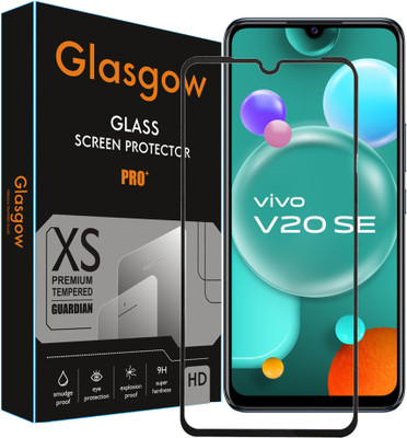 Glasgow Edge To Edge Tempered Glass for Vivo V20 SE(Pack of 1)