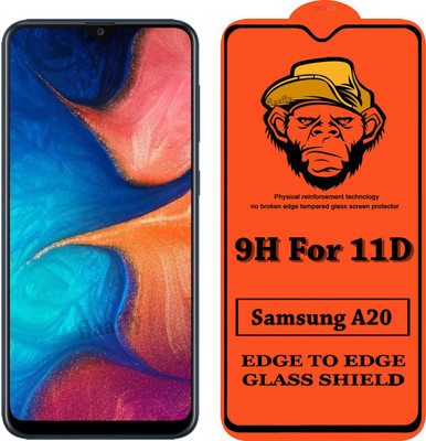 CRodible Edge To Edge Tempered Glass for Samsung Galaxy A20(Pack of 1)