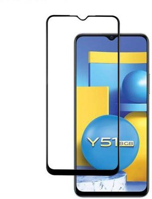 welldesign Edge To Edge Tempered Glass for Vivo Y51 2020(Pack of 1)