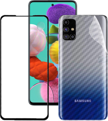 ECMERED Front and Back Screen Guard for SAMSUNG M51, SAMSUNG GALAXY M51(Pack of 2)