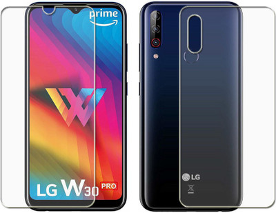 tombik Front and Back Screen Guard for LG W30 Pro(Pack of 2)