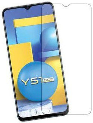 LIKEDESIGN Tempered Glass Guard for Vivo Y51 2020(Pack of 1)