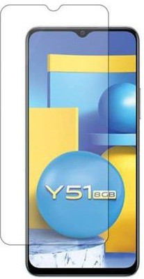 LIKEDESIGN Tempered Glass Guard for Vivo Y51 2020, VIVO Y51(Pack of 1)