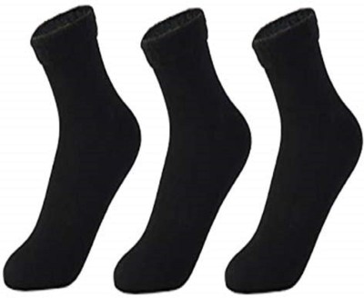 VISHAL_Co Men & Women Solid Ankle Length, Mid-Calf/Crew(Pack of 3)