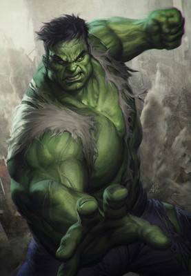 anshul internet point 45.72 cm HULK Self Adhesive Sticker(Pack of 1)