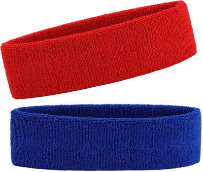 R-Lon Headband for Women & Men Exercise/Fitness Support ELASTIC Multicolor (Pack of -2) Head Support(Multicolor)