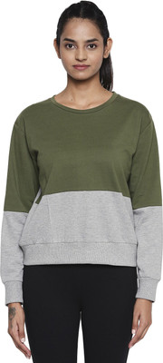 Ajile By Pantaloons Full Sleeve Self Design Women Sweatshirt