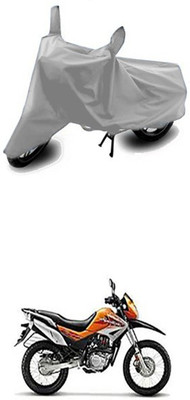 Gromaa Two Wheeler Cover for Hero(Impulse, Silver)