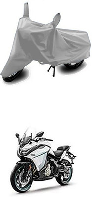 Utkarsh Two Wheeler Cover for Universal For Bike(Silver)