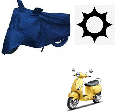 RPSENTTERPR Waterproof Two Wheeler Cover for Piaggio(Vespa SXL, Blue)