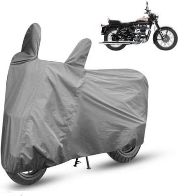 APNEK Waterproof Two Wheeler Cover for Royal Enfield(Bullet 350, Grey)