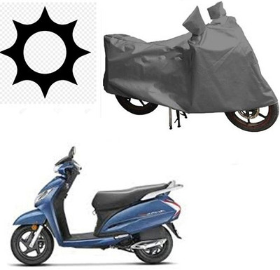 RPSENTTERPR Waterproof Two Wheeler Cover for Honda(Activa, Grey)