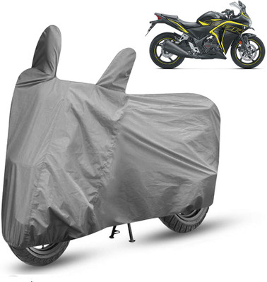 APNEK Waterproof Two Wheeler Cover for Honda(CBR 250R, Grey)