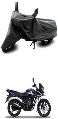 Gromaa Two Wheeler Cover for Bajaj(Discover 150 f, Grey)