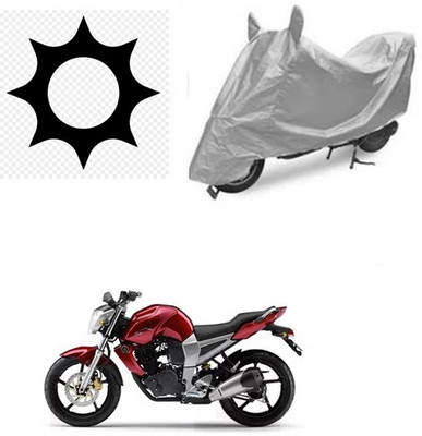 RPSENTTERPR Waterproof Two Wheeler Cover for Yamaha(FZ16, Silver)