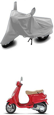 Utkarsh Two Wheeler Cover for Universal For Bike(Vespa LX, Silver)