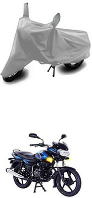 Utkarsh Two Wheeler Cover for Bajaj(Discover 125 DTS-i, Silver)