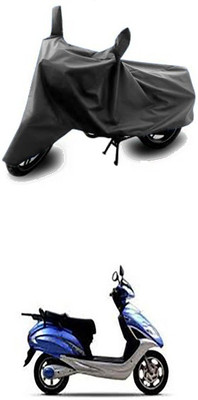 Gromaa Two Wheeler Cover for Lohia(Fame, Grey)