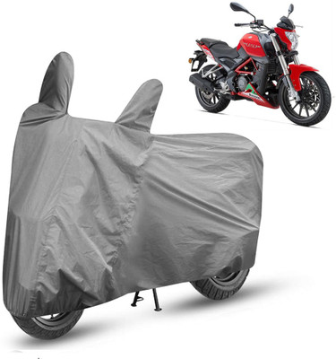 THE REAL ARV Two Wheeler Cover for DSK Benelli(TNT 25, Grey)