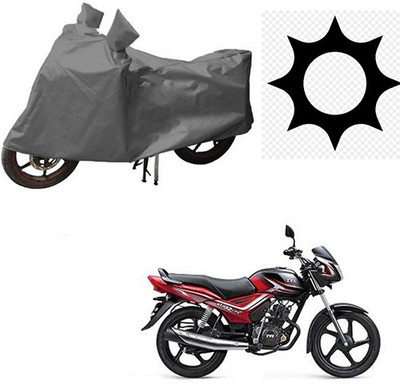 RPSENTTERPR Waterproof Two Wheeler Cover for TVS(Star City, Grey)