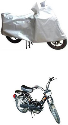 Coverit Two Wheeler Cover for Kinetic(Silver)