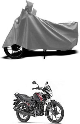 Wadhwa Creations Two Wheeler Cover for Suzuki(Sling Shot, Grey)