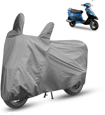 THE REAL ARV Two Wheeler Cover for TVS(Scooty Pep+, Grey)